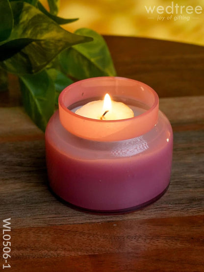 Iridescent scented Soy wax Jar (2.5 Inches)