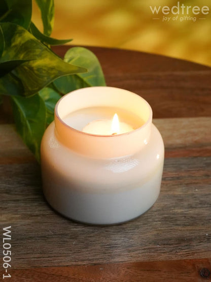 Iridescent scented Soy wax Jar (2.5 Inches)