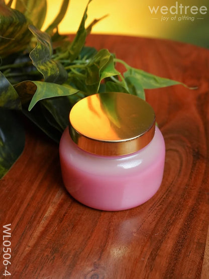 Iridescent scented Soy wax Jar (2.5 Inches)