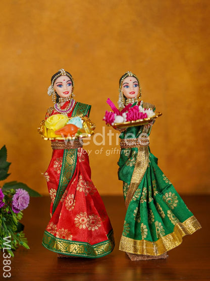 Iyengar Style Wedding Dolls - Set of 4