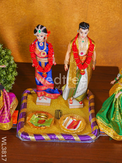 Iyer Style Wedding Dolls - Set of 4