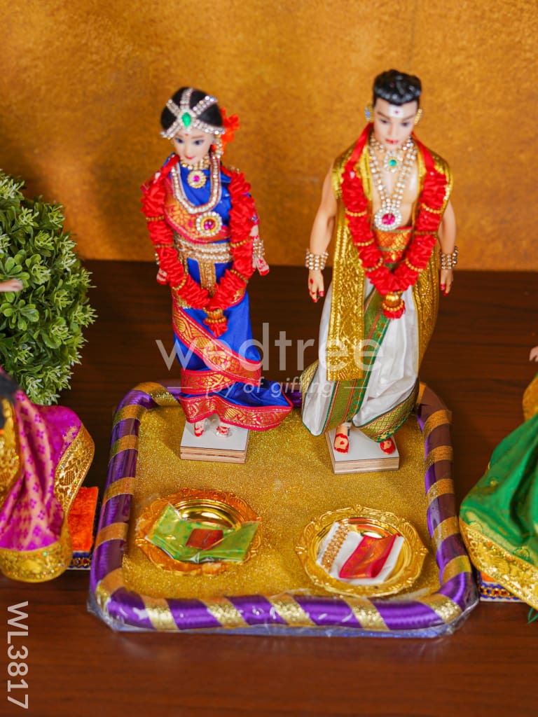 Iyer Style Wedding Dolls - Set of 4