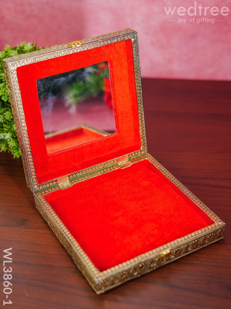 Jewel Box - Floral Design with Mirror