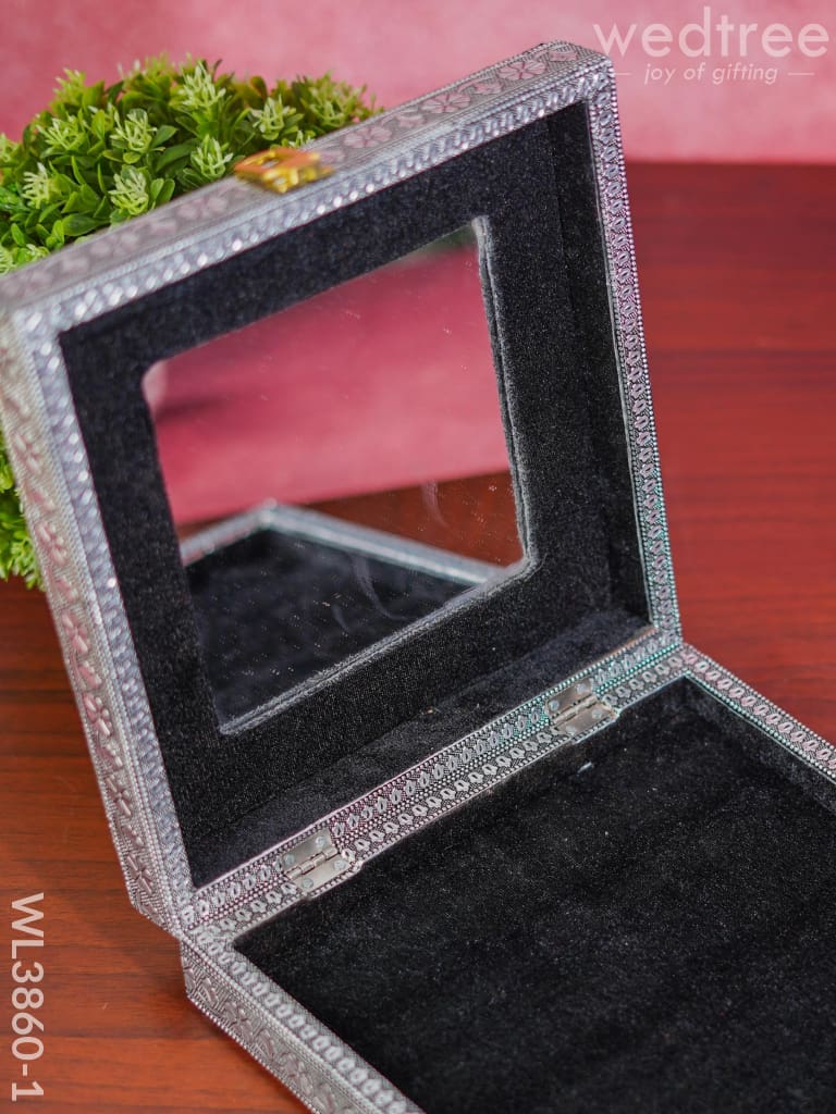 Jewel Box - Floral Design with Mirror