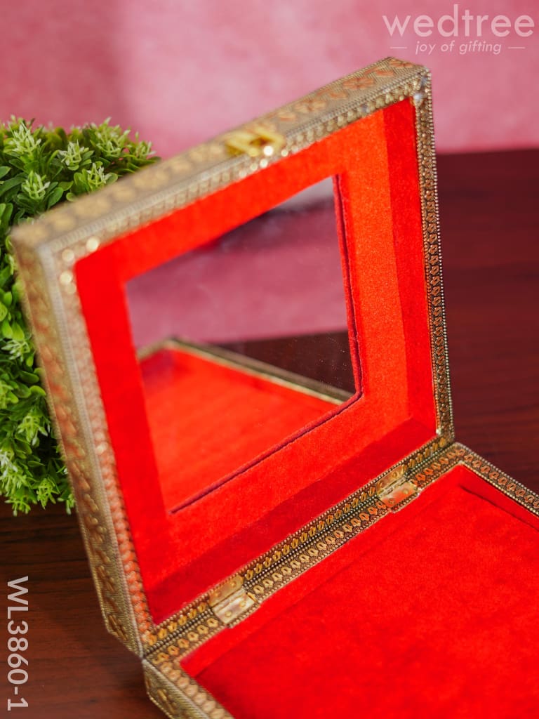 Jewel Box - Floral Design with Mirror