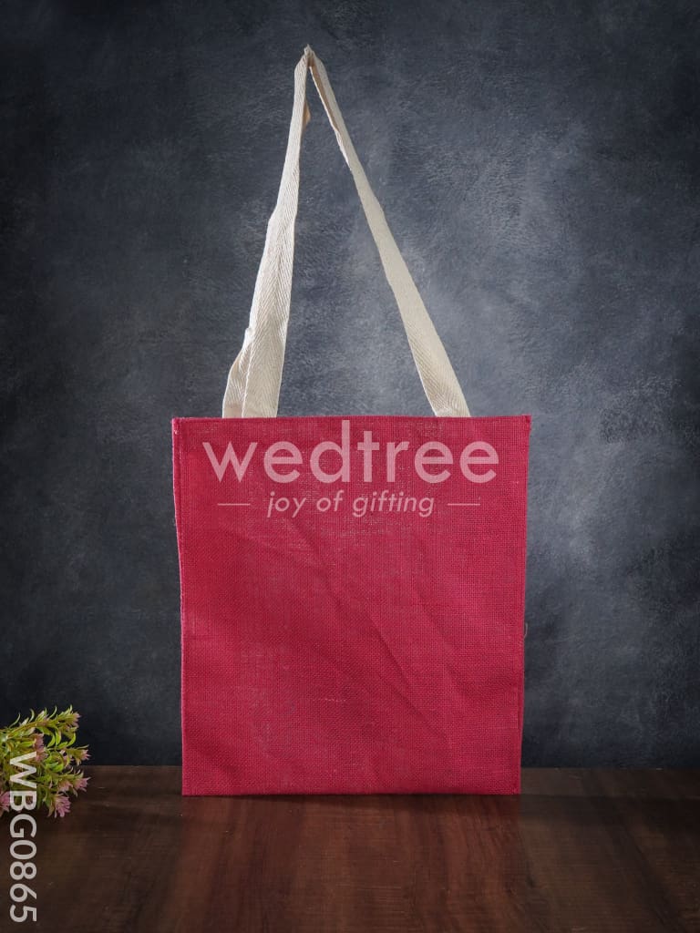 Jute Shopping Bag with Thread Handle