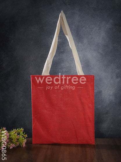 Jute Shopping Bag with Thread Handle