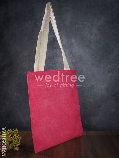 Jute Shopping Bag with Thread Handle