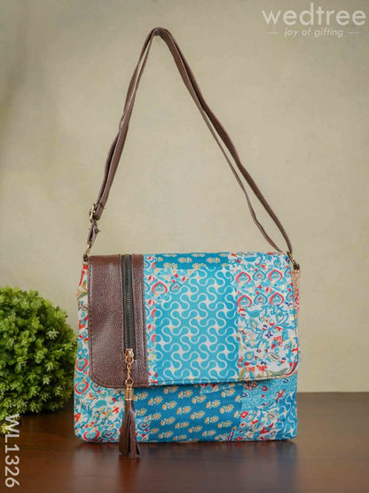 Kantha work Sling Bag