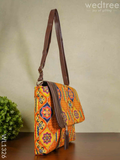 Kantha work Sling Bag