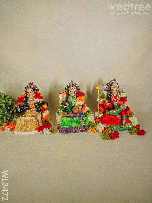 Lakshmi Saraswathi Durga - Set of 3