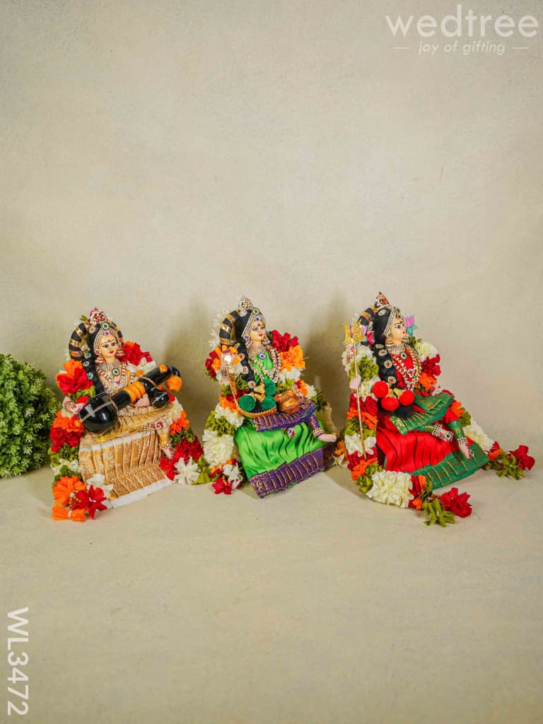 Lakshmi Saraswathi Durga - Set of 3