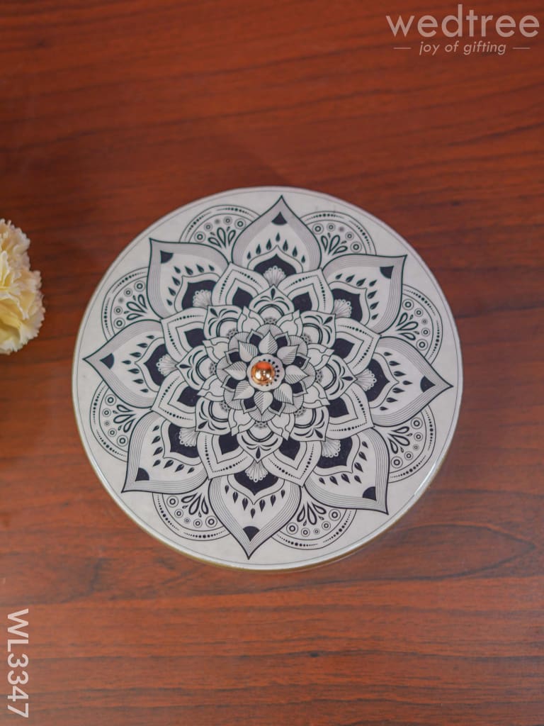 Mandala Designed Multipurpose Storage Box