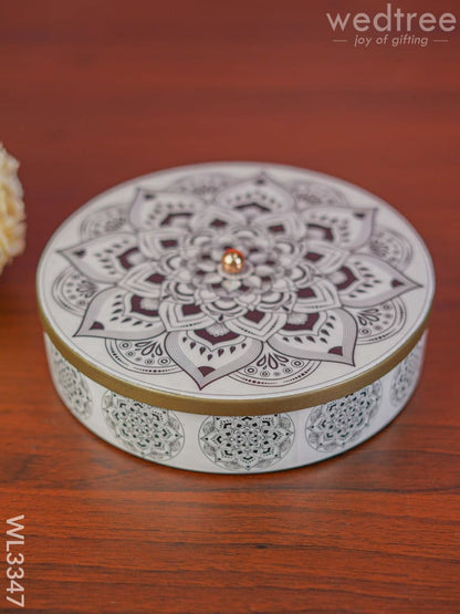 Mandala Designed Multipurpose Storage Box