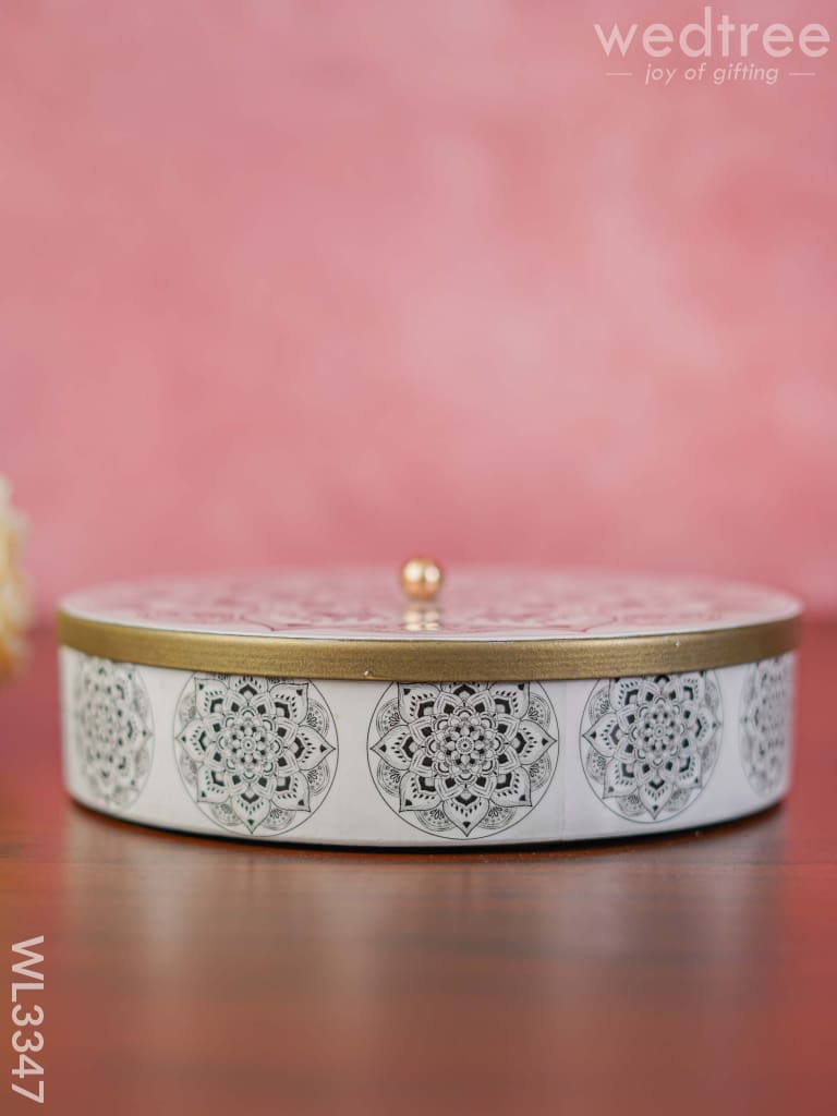 Mandala Designed Multipurpose Storage Box