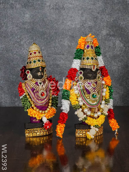 Marapachi Doll (Padmavathi Thayar & Tirupathi Balaji) - 9 inch