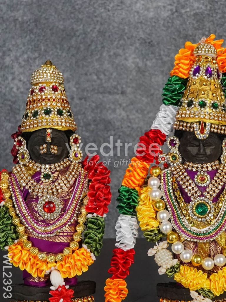 Marapachi Doll (Padmavathi Thayar & Tirupathi Balaji) - 9 inch