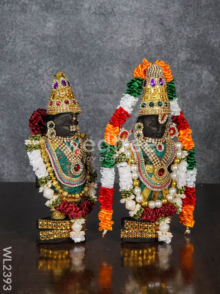 Marapachi Doll (Padmavathi Thayar & Tirupathi Balaji) - 9 inch