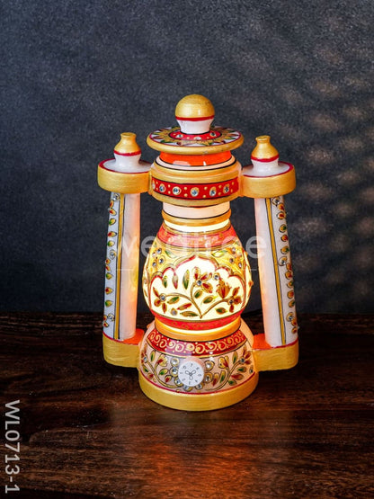 Marble lantern 8 inch