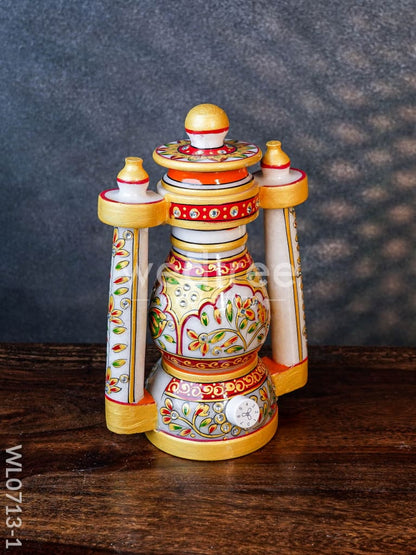 Marble lantern 8 inch