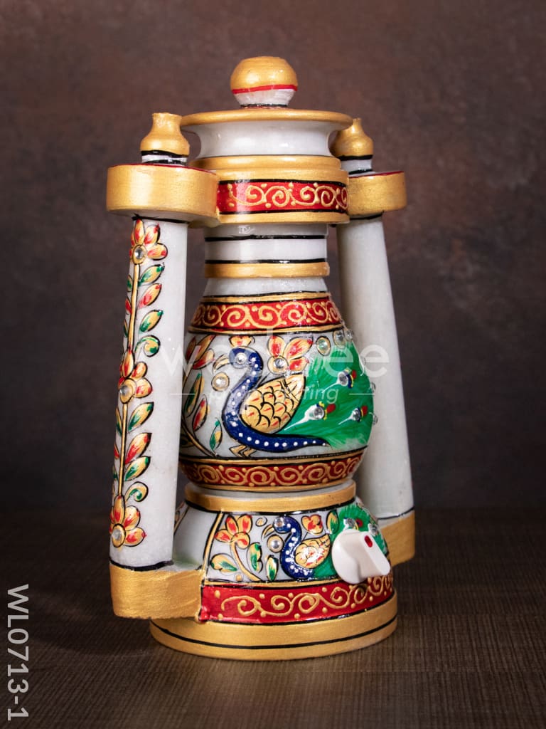 Marble lantern 8 inch