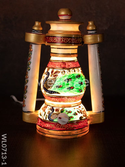 Marble lantern 8 inch