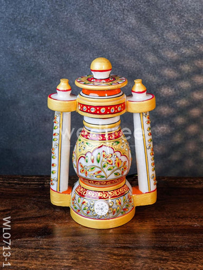 Marble lantern 8 inch