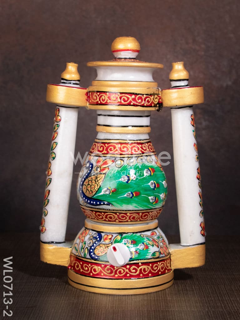 Marble lantern 8 inch