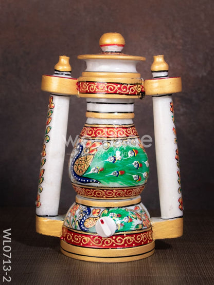 Marble lantern 8 inch