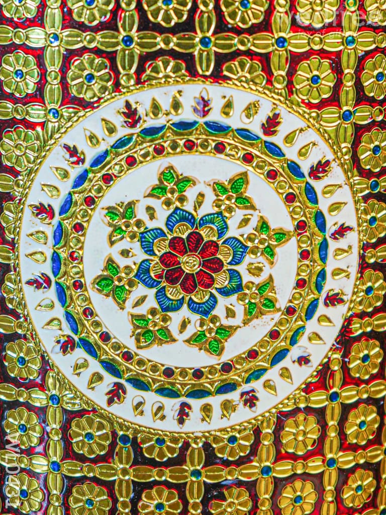 Meenakari Dabba 12 inch