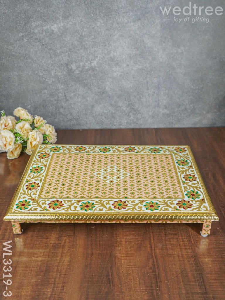 Meenakari Manai - 21 x 15 inch