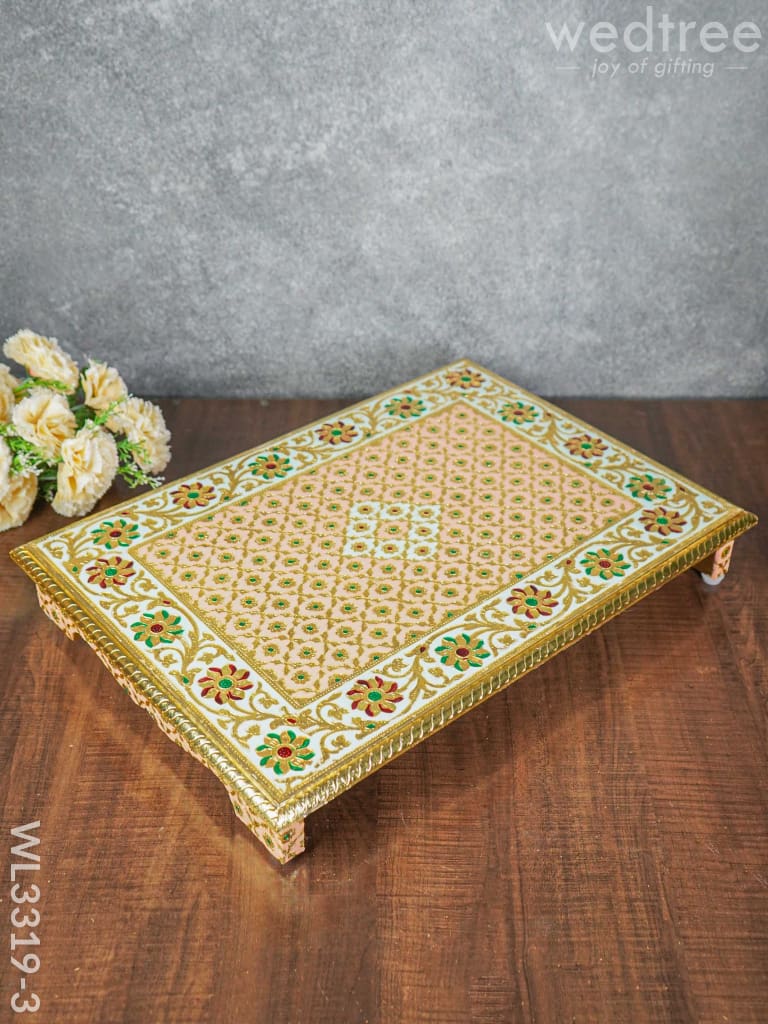 Meenakari Manai - 21 x 15 inch