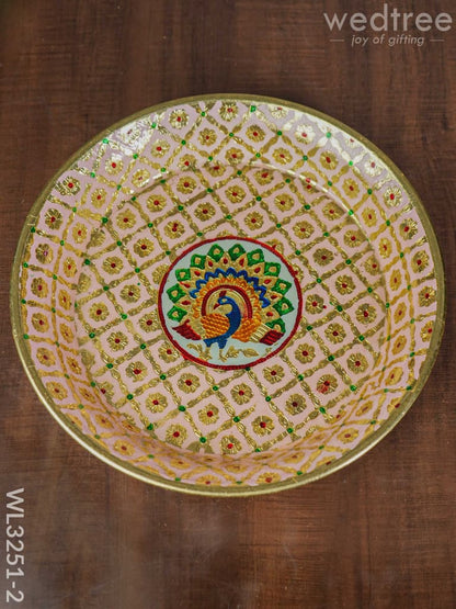 Meenakari Thambaalam Plate