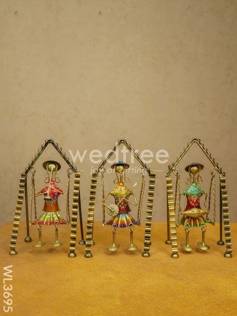 Metal Musicians on Swing - Set of 3