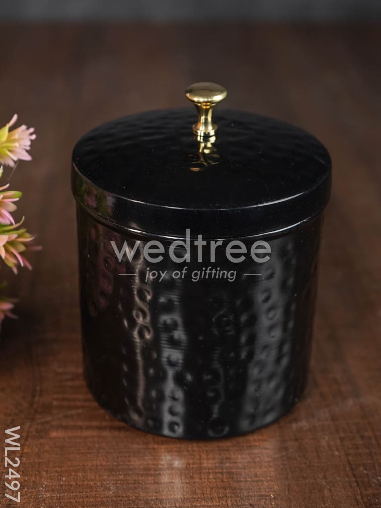 Metal Storage Container (Black)