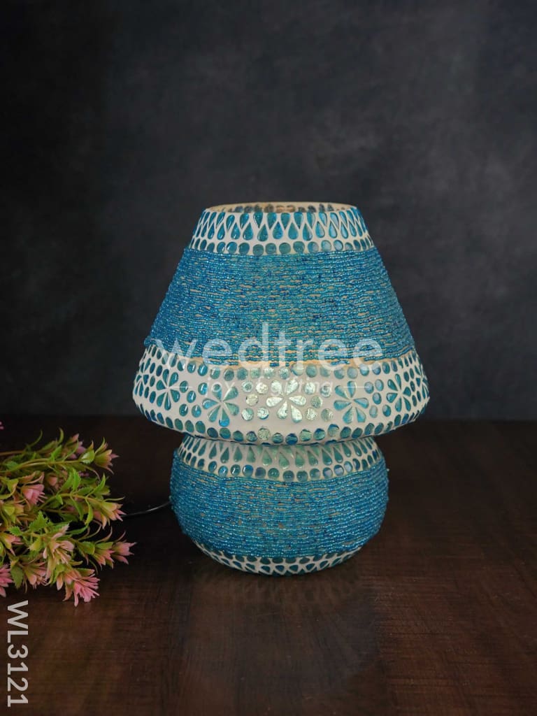 Mosaic Glass Table Lamp - 10 inch