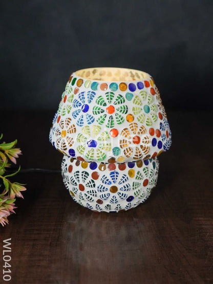 Mosaic Glass Table Lamp - 6 Inch