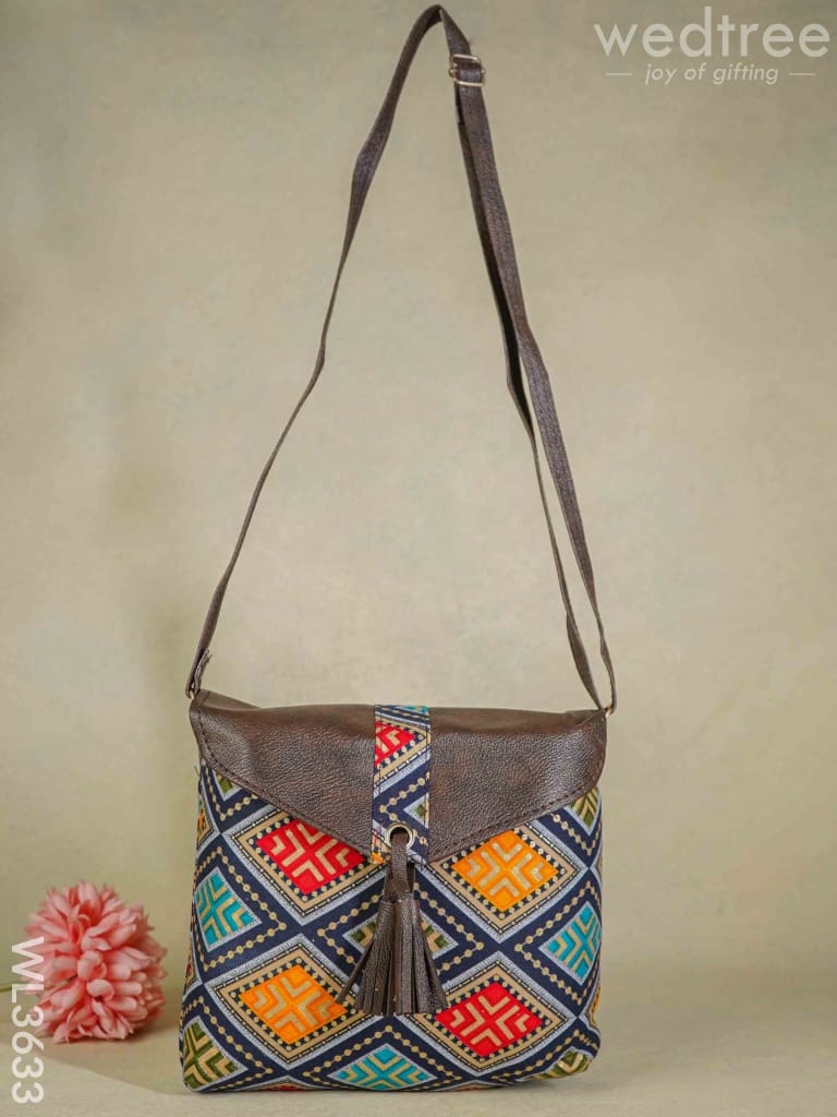 Multi Designed Sling Bag