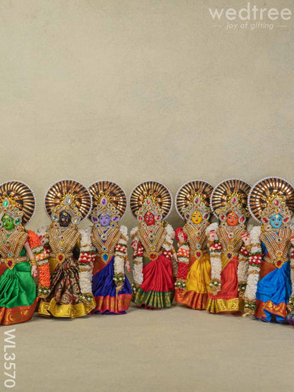 Nava Durga Doll - Set of 9