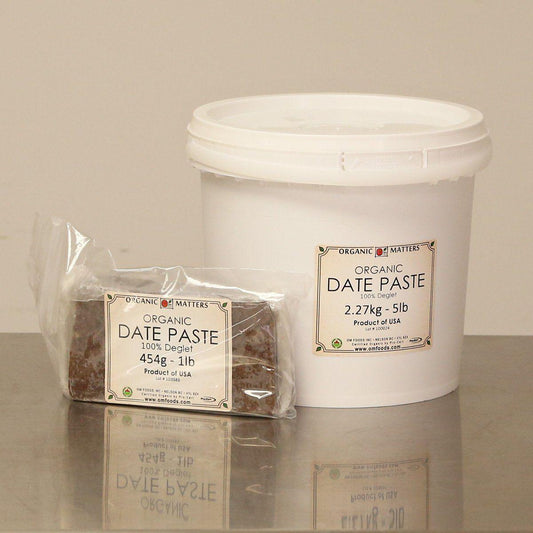 ORGANIC DATE PASTE, 100% Deglet