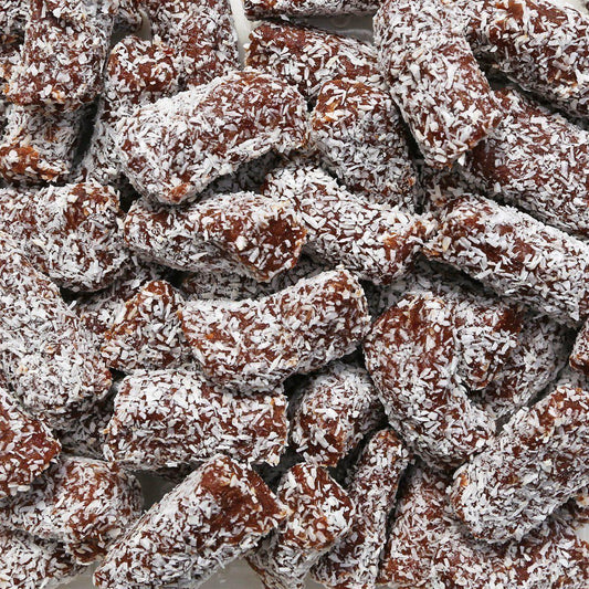 ORGANIC DATE ROLLS, with coconut