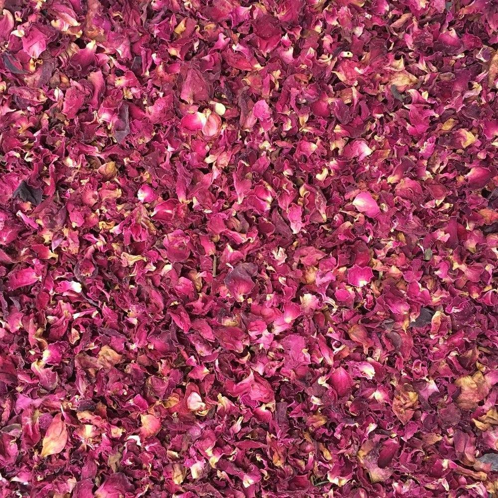 ORGANIC ROSE PETALS, red