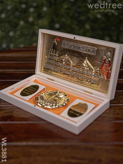 Paduka Prayer Box - Ayodhya Ram Mandir