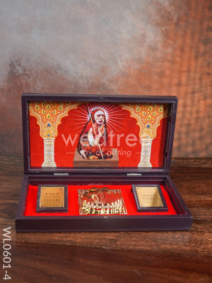 Paduka Prayer Box (Large) - Maha Periyava