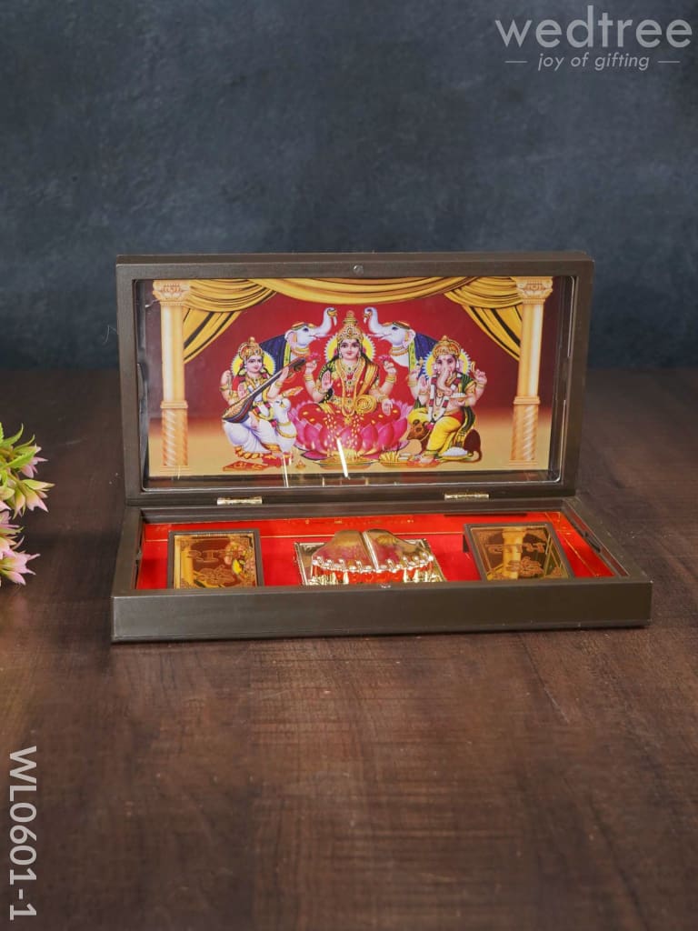 Paduka Prayer Box (Large) - Tirupathi Balaji