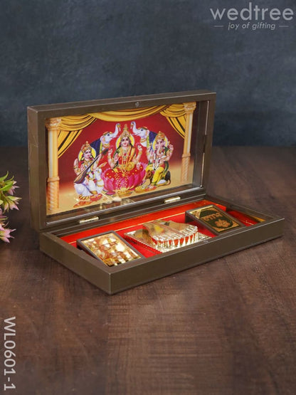 Paduka Prayer Box (Large) - Tirupathi Balaji