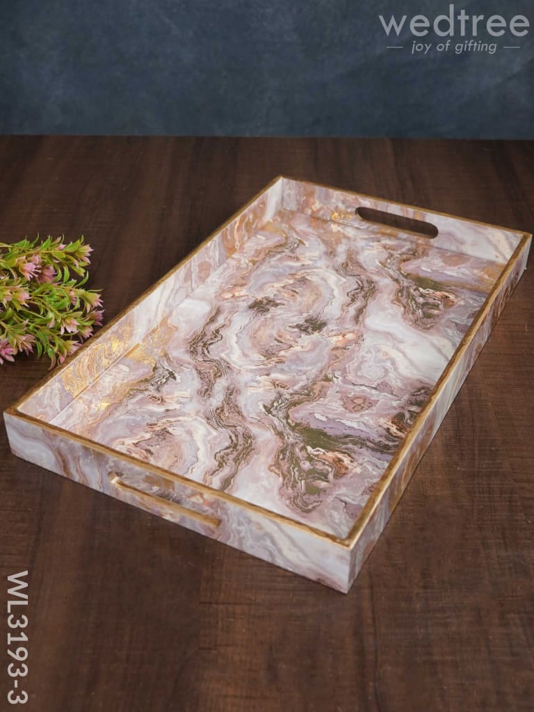 Pastel Pink Serving Tray