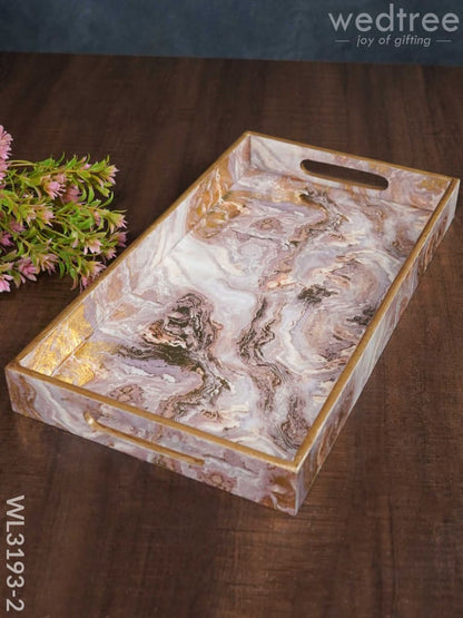 Pastel Pink Serving Tray