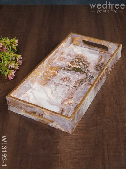 Pastel Pink Serving Tray