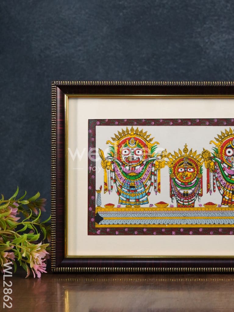 Pattachitra Painting Lord Jagannath Darbar - 10 x 7